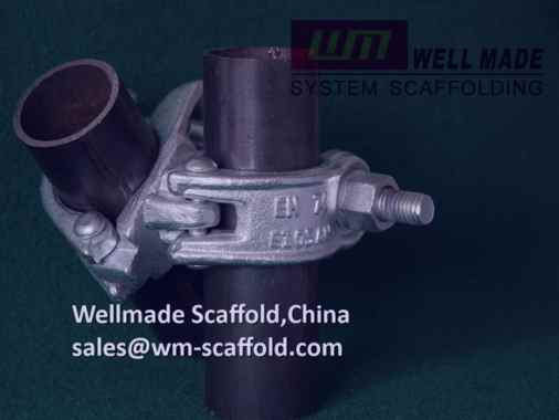 scaffold swivel coupler fix two scaffolding pipes in any angle forming diagonals