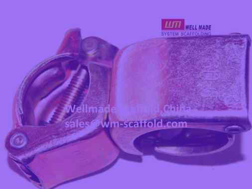 pressed steel swivel prop coupler 48 76mm JIS standard