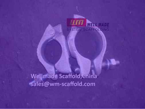 prop coupler 48 60mm swivel clamp secure formwork props to scaffold tube at angle for shoring construction